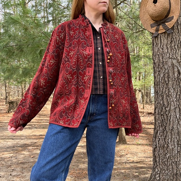 90s Brocade Tapestry Jacket - Picture 9 of 15